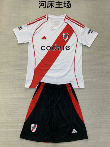 2024-25 River Plate   home kid kit and adult uniform