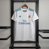 17-18 Real Madrid  home white retro jersey