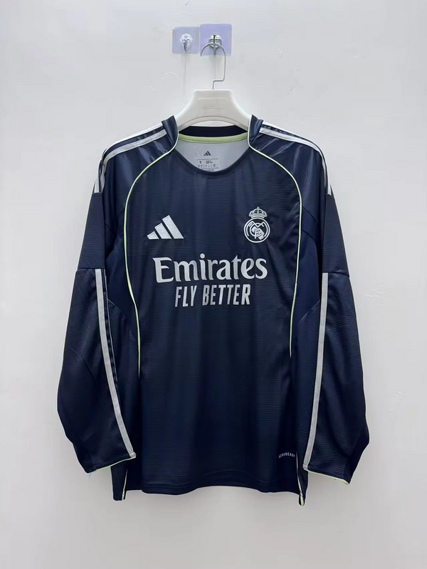 2025-26 Real Madrid away long sleeve jersey