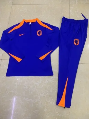 netherland 2024 blue training suit