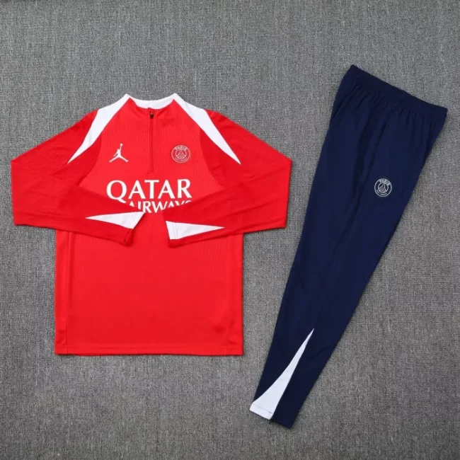 paris saint germain 2025-26 red training suit