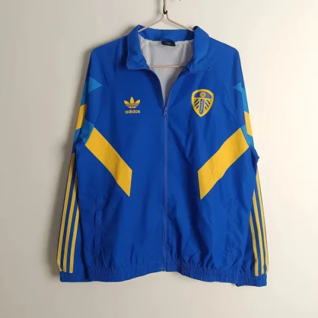 2025-26 Leeds United blue windbreaker