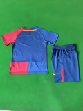 2008-09 Barcelona  home UCL version retro kid kit