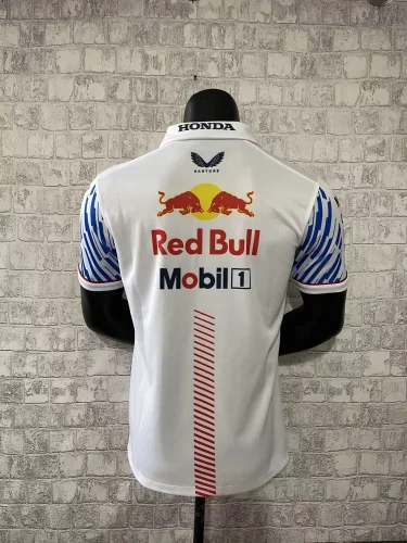 Red Bull 2023 F1 white polo