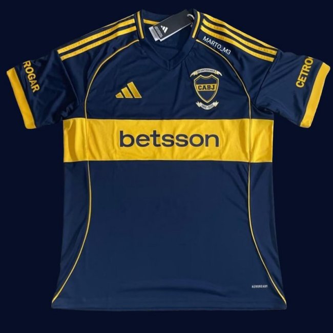 2025-26 Boca 120th blue jersey