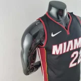 75th Anniversary Miami Heat BUTLER#22 black NBA Jersey