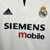 2003-04 Real Madrid  Home Retro Jersey