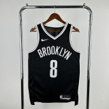 Brooklyn Nets #8 CUI Black NBA Jersey