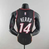 75th Anniversary Miami Heat HERRO#14 black NBA Jersey