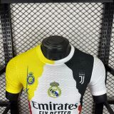 2025-26 Real Madrid  CLUB COMBINE Player version jersey (The player version is more slim fit, it is recommended to buy one size larger)