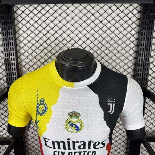 2025-26 Real Madrid  CLUB COMBINE Player version jersey (The player version is more slim fit, it is recommended to buy one size larger)