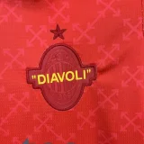 2025-26 AC Milan Co-Branded Red Edition Kids Kit