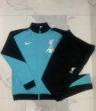 2024-25 Liverpool long zip green suit