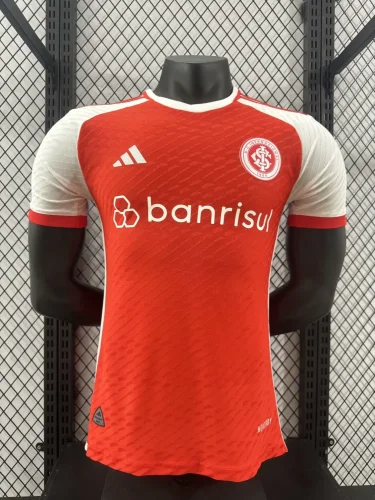 2024-25 Internacional home player version(The player version is more slim fit, it is recommended to buy one size larger)