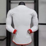 flamengo 2024-25 away player version long sleeves  (The player version is more slim fit, it is recommended to buy one size larger)