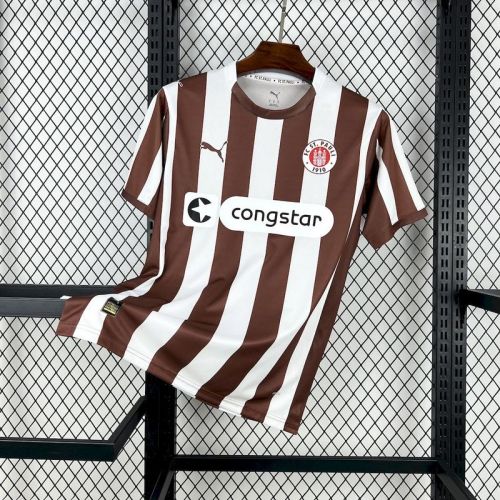 2025-26 FC St. Pauli   home soccer jersey