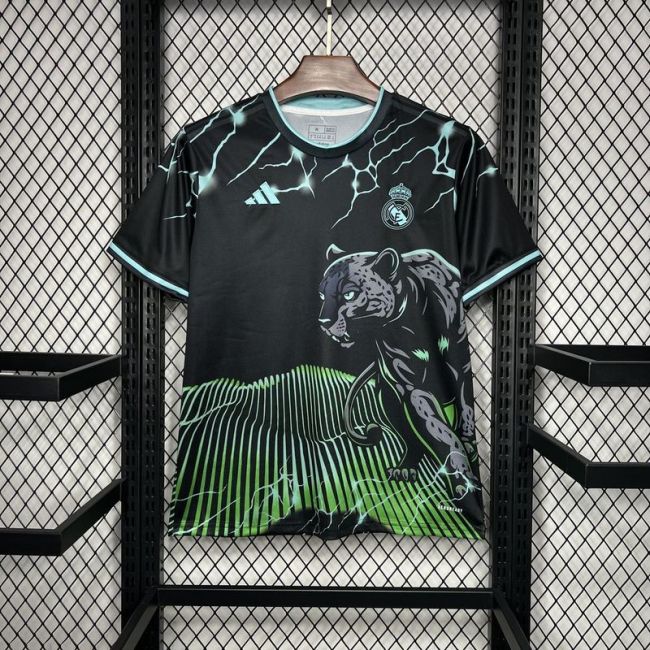 2024-25 Real Madrid Special Edition Black and green Jersey