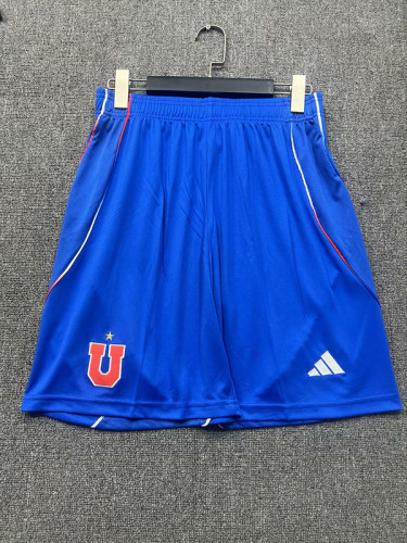 2025-26 Universidad de Chile Home Soccer Shorts