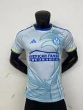 2024-25 Atlanta away white player version(The player version is more slim fit, it is recommended to buy one size larger)