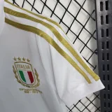 Italy Italian 2023-24 White Commemorative Edition kids soccer jerseys