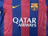 2014-15 Barcelona  home retro long sleeve kid kit