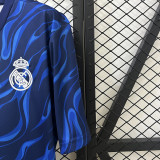 2025-26 .Real Madrid  blue training jersey