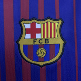 2017-18 .Barcelona  home long sleeve retro jersey