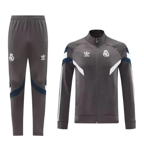 2024-25 Real Madrid gray tracksuit