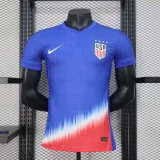 2024 USA blue player version(The player version is more slim fit, it is recommended to buy one size larger)