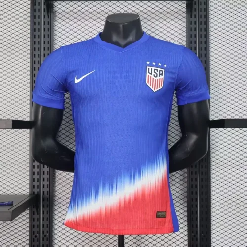 2024 USA blue player version(The player version is more slim fit, it is recommended to buy one size larger)