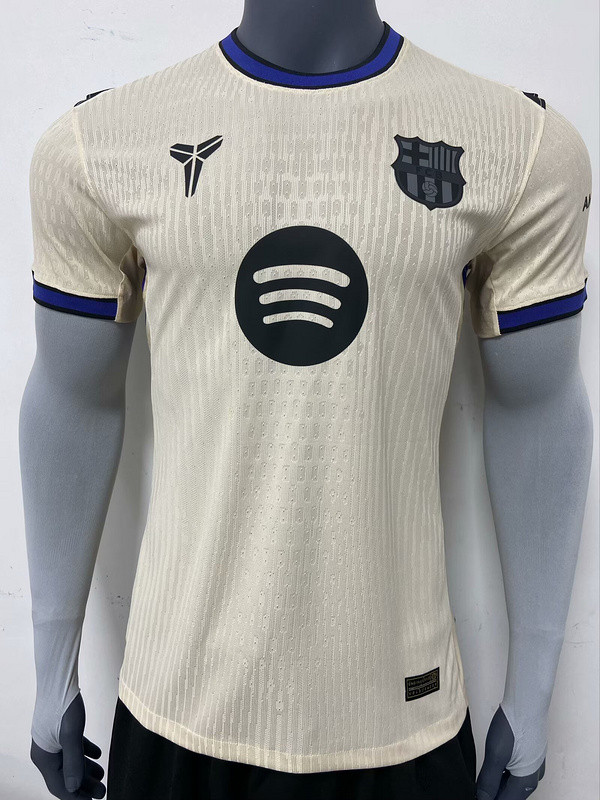 2025-26 Barcelona yellow Special Player version jersey (The player version is more slim fit, it is recommended to buy one size larger)
