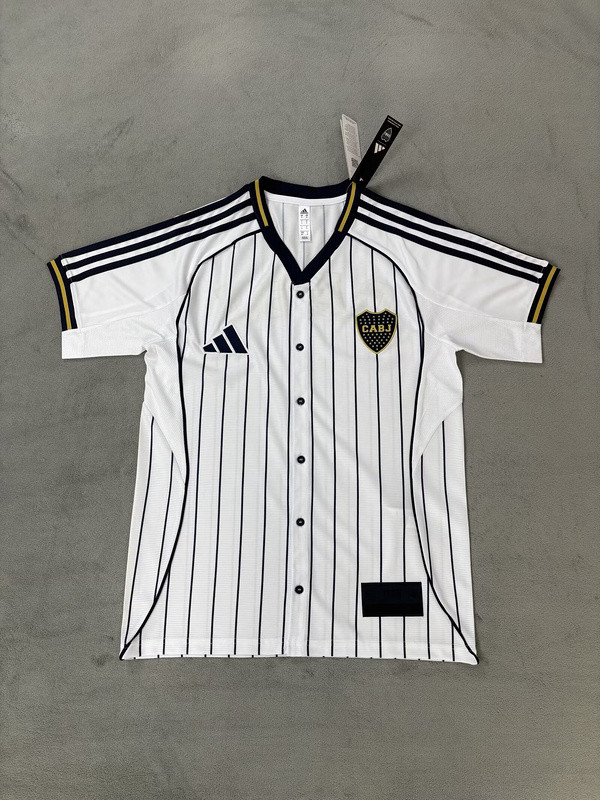 2025-26 Boca white baseball jersey