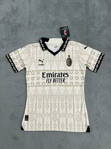 2024 AC Milan Pleasure co-branded white edition woman jersey
