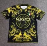 2024-25 Italy versace yellow and black jersey