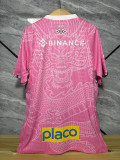 2025-26 Santos special version pink dragon soccer jersey   (The player version is more slim fit, it is recommended to buy one size larger)
