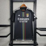 Benfica 2023-24 black away Soccer jersey