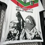 2024-25 CD Palestino White Graffiti Jersey