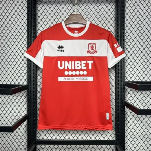 2024-25 Middlesbrough home soccer jersey
