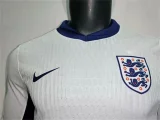 2024 England Player Version Home Long Sleeve Jersey (The player version is more slim fit, it is recommended to buy one size larger)