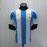 2024-25 Argentina home player version(The player version is more slim fit, it is recommended to buy one size larger)