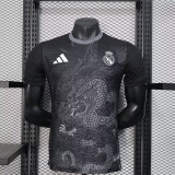 2025-26 .Real Madrid  black special player version jersey  (The player version is more slim fit, it is recommended to buy one size larger)