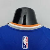 75th Anniversary Ross #4 New York Knicks Blue NBA Jersey