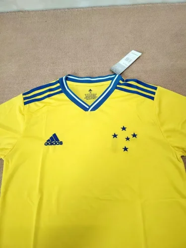 2024-25 Cruzeiro away yellow soccer jersey