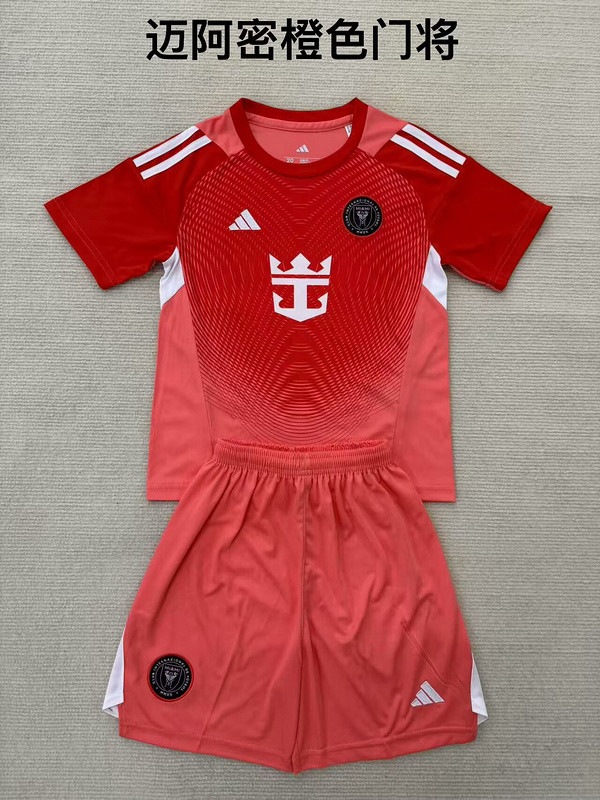 2025-26 Miami red goalkeeper kid kit