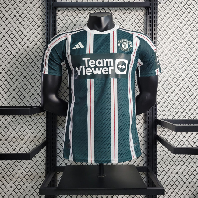 2023-24 Manchester United away player version jersey(The player version is more slim fit, it is recommended to buy one size larger)