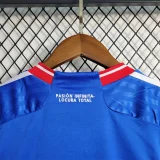 2023-24 University of Chile home kids kit soccer jerseys