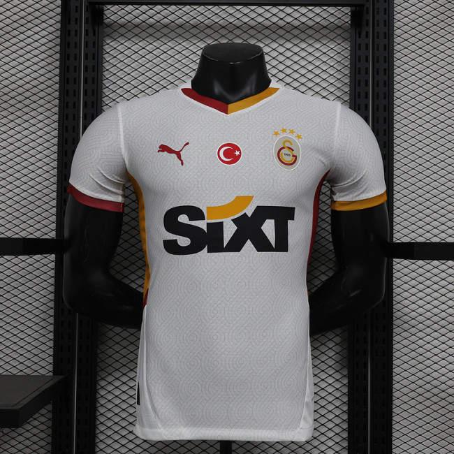 2024-25 Galatasaray away player version jersey (The player version is more slim fit, it is recommended to buy one size larger)