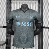 2024-25 Napoli Black Special Player Version Jersey (The player version is more slim fit, it is recommended to buy one size larger)
