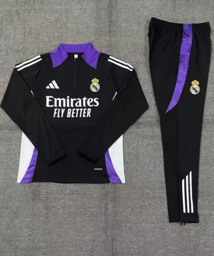 2024-25 Real Madrid black with purple suit (kids)