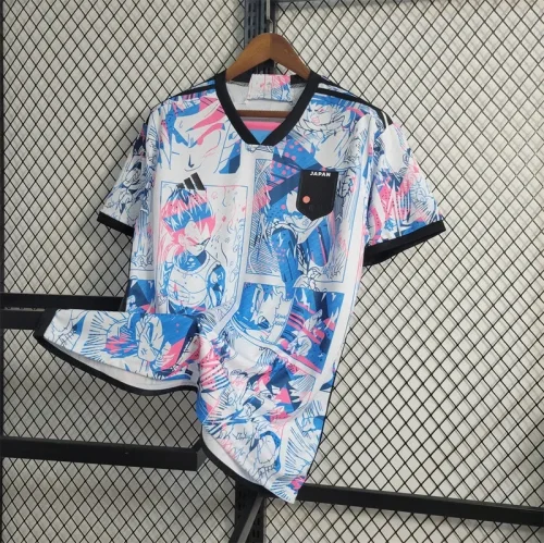 Japan 2022-23 anime white soccer jerseys